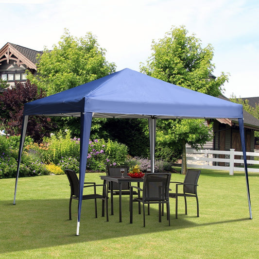 3 x 3m Garden Pop Up Gazebo Marquee Party Tent Wedding Canopy Blue