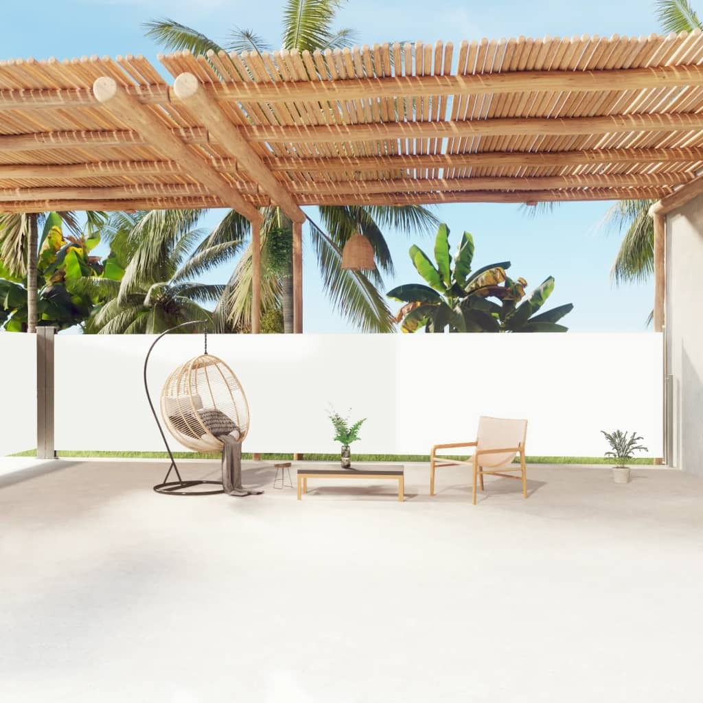 Retractable Side Awning Cream 160x1200 cm