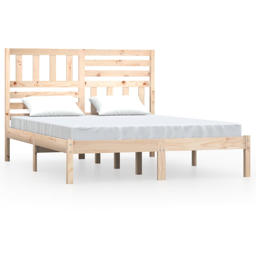 Bed Frame Solid Wood Pine 120x200 cm