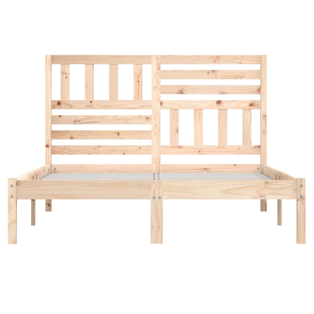 Bed Frame Solid Wood Pine 120x200 cm