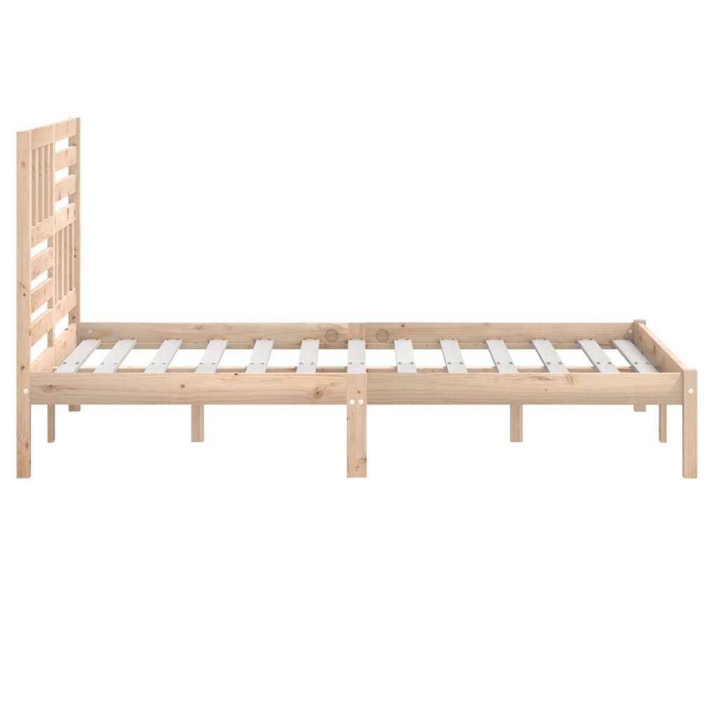Bed Frame Solid Wood Pine 120x200 cm