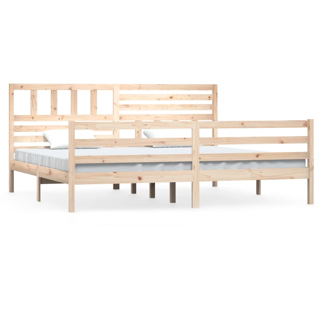 Bed Frame Solid Wood 200x200 cm