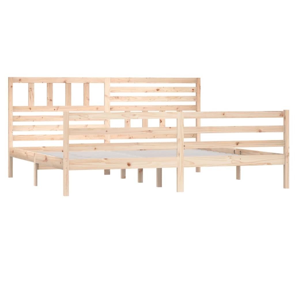 Bed Frame Solid Wood 200x200 cm
