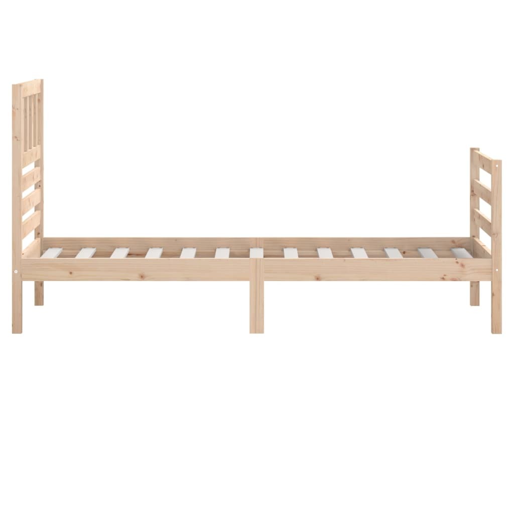 Bed Frame Solid Wood 90x200 cm