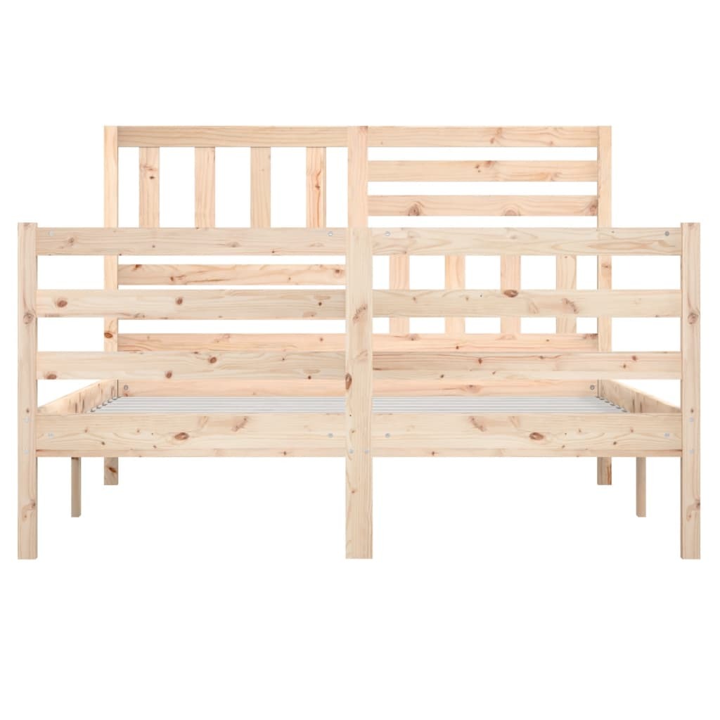 Bed Frame Solid Wood 120x200 cm