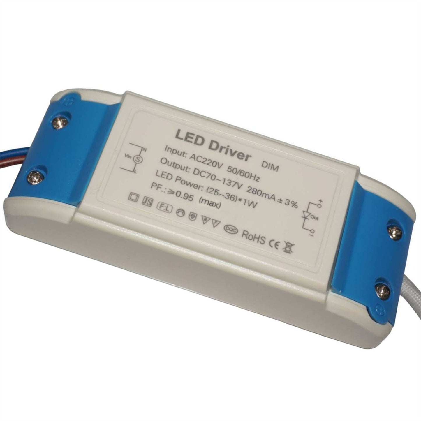 3W/5W/7W/9W/12W/18W/24W/36W Constant Current LED Power Supply Electronic Driver