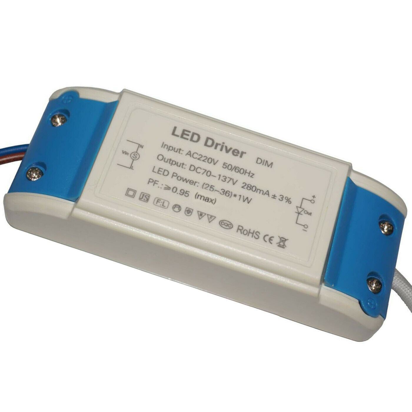 3W/5W/7W/9W/12W/18W/24W/36W Constant Current LED Power Supply Electronic Driver