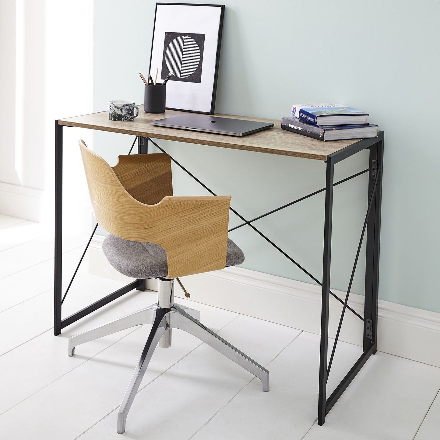 Multifunction Folding Desk Portable Compact Computer Table