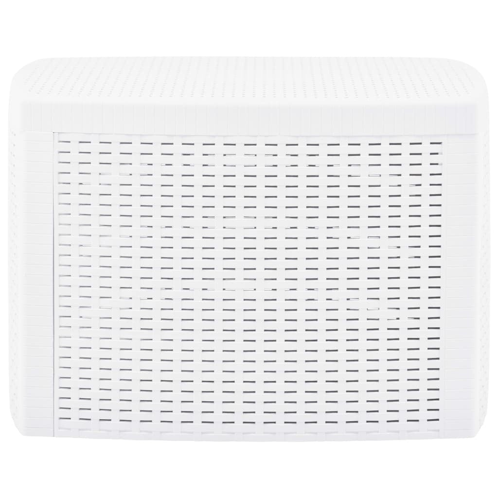 Side Table White 54x54x36.5 cm Plastic