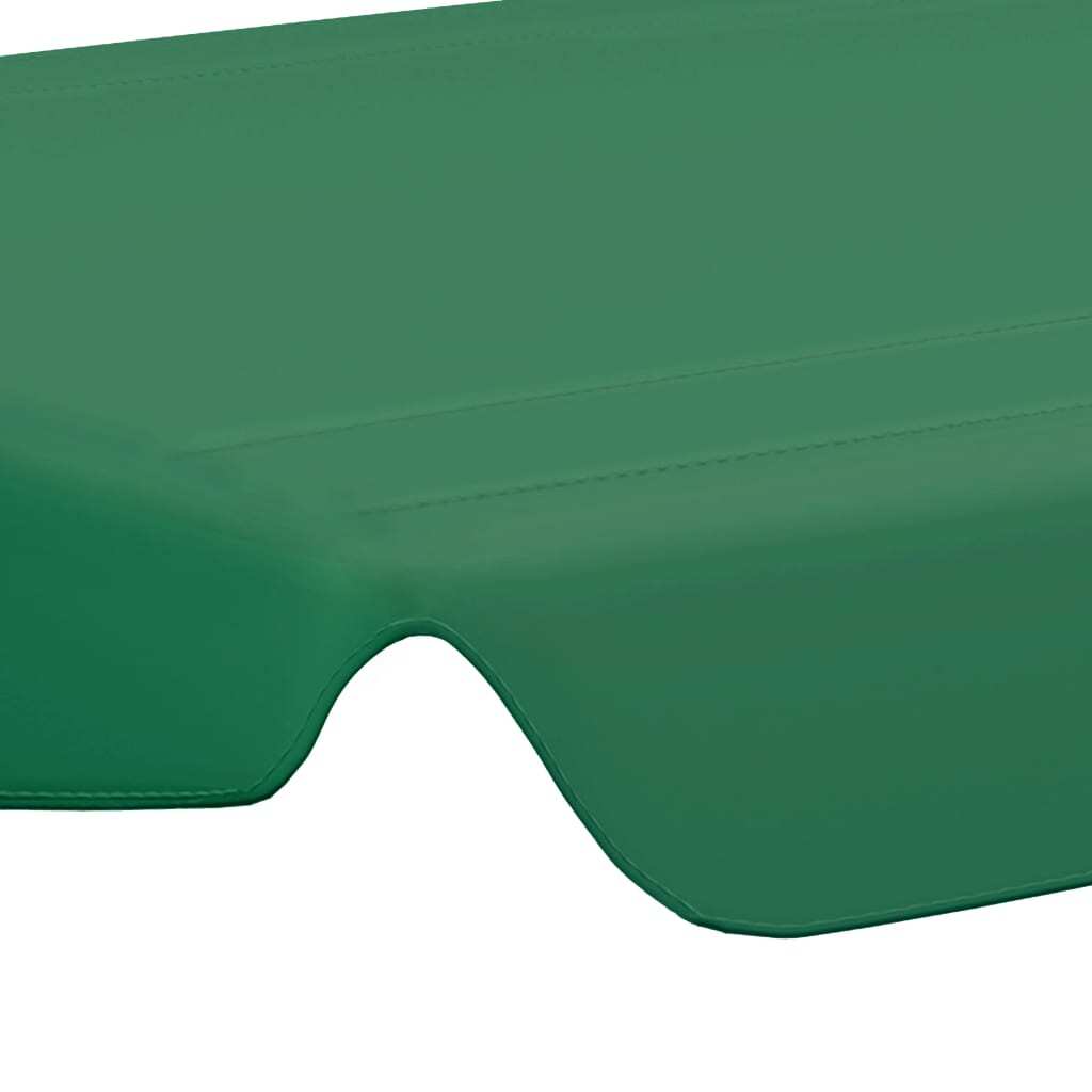 Replacement Canopy for Garden Swing Green 150/130x70/105 cm