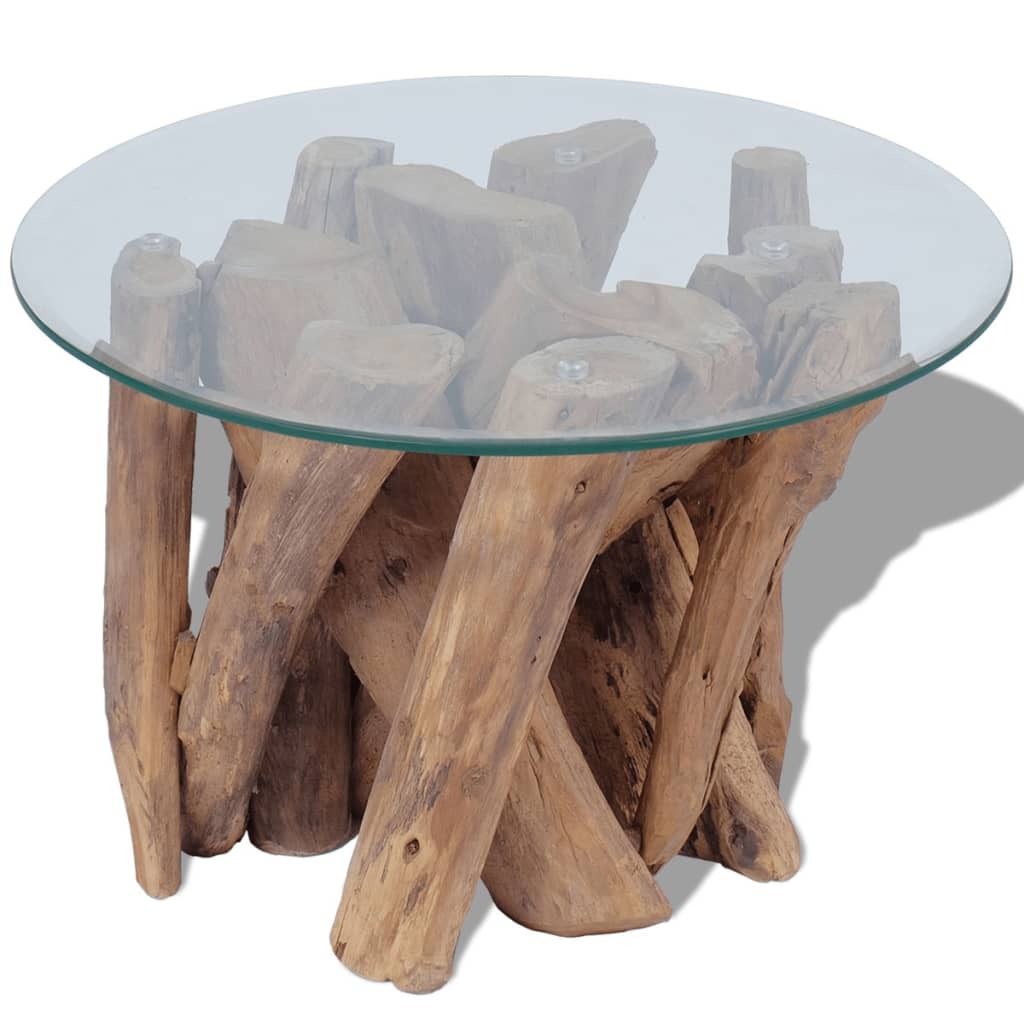 Coffee Table Solid Teak Driftwood 60 cm