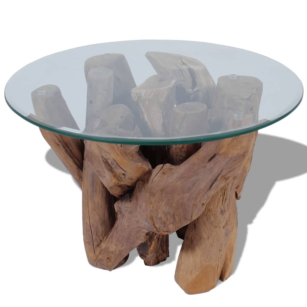 Coffee Table Solid Teak Driftwood 60 cm