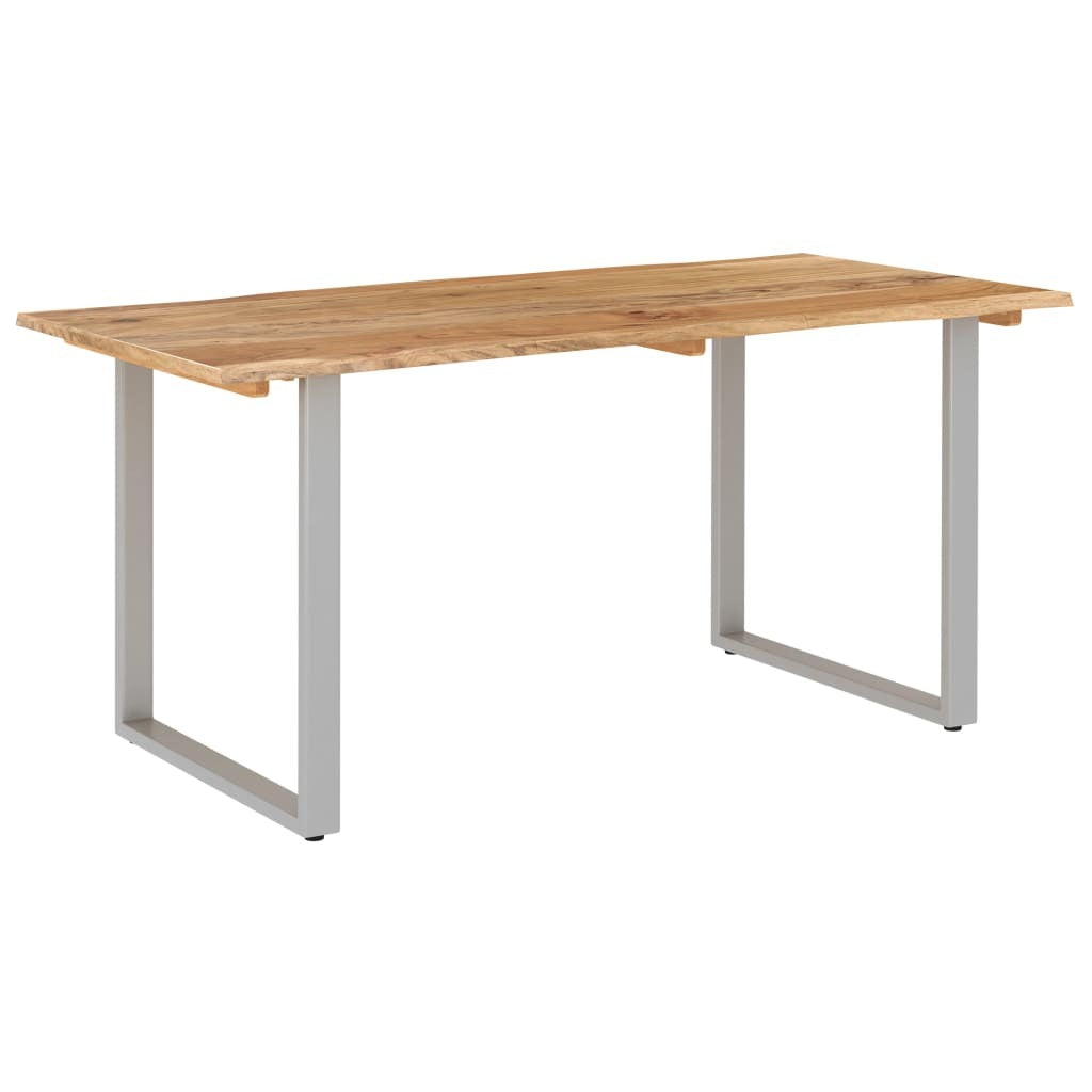 Dining Table 160x80x76 cm Solid Acacia Wood