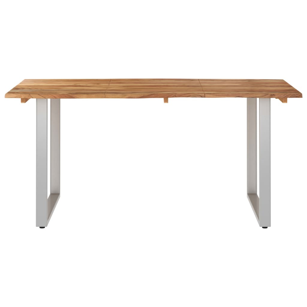 Dining Table 160x80x76 cm Solid Acacia Wood