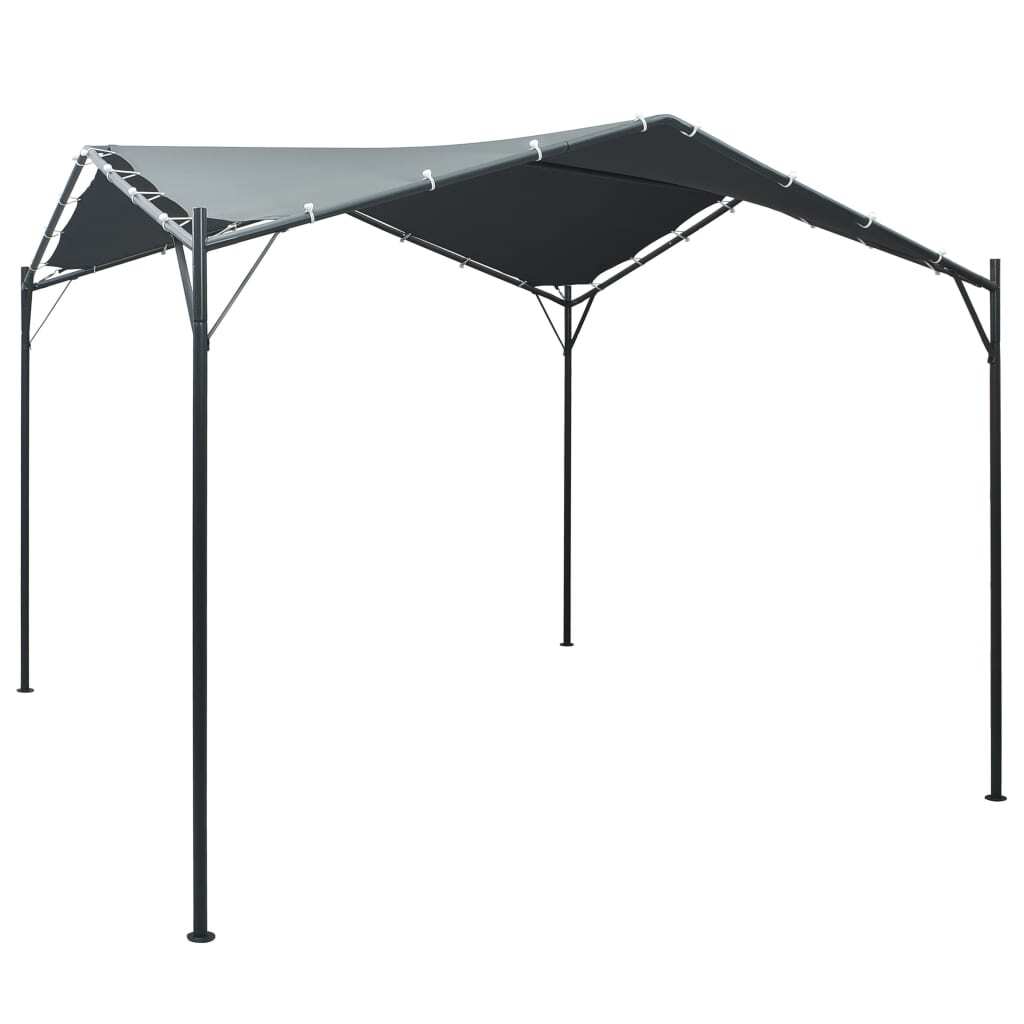 Gazebo Pavilion Tent Canopy 3x3 m Steel Anthracite