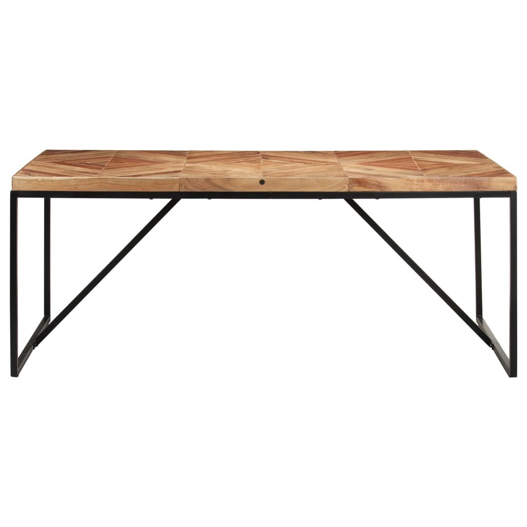 Dining Table 180x90x76 cm Solid Acacia and Mango Wood