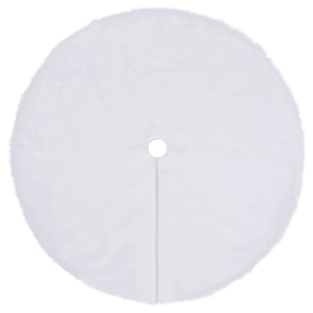 Christmas Tree Skirt White 90 cm Faux Fur
