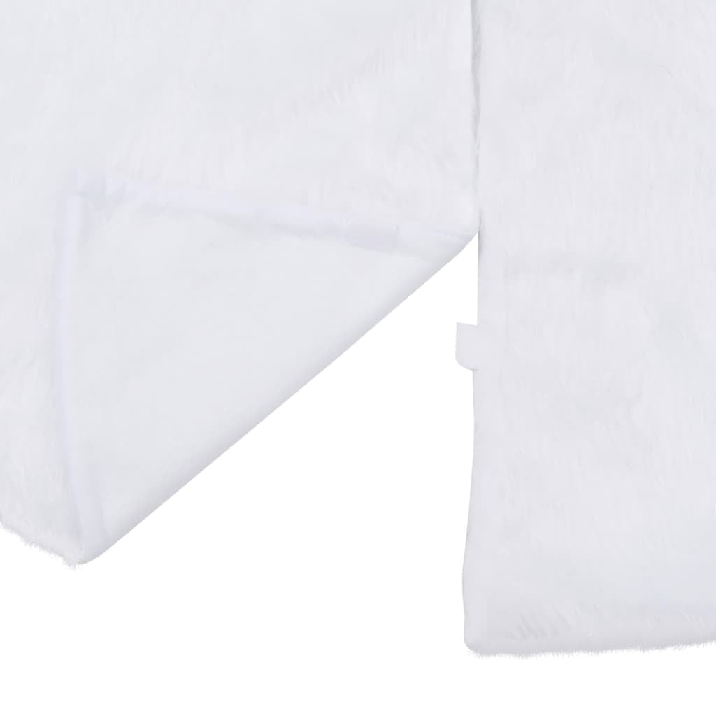 Christmas Tree Skirt White 90 cm Faux Fur