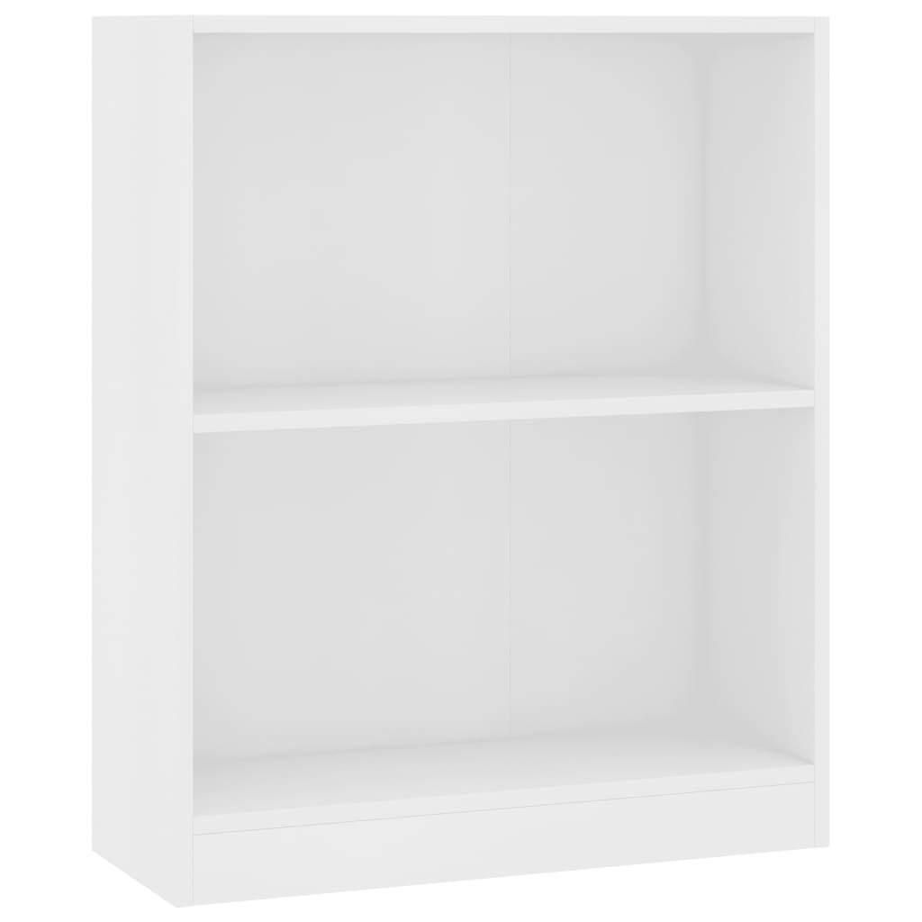 Bookshelf White 60x24x74.5 cm Engineered Wood