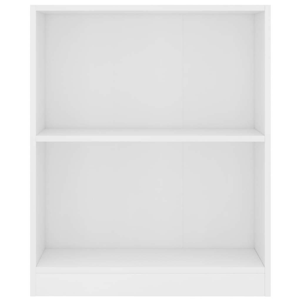 Bookshelf White 60x24x74.5 cm Engineered Wood
