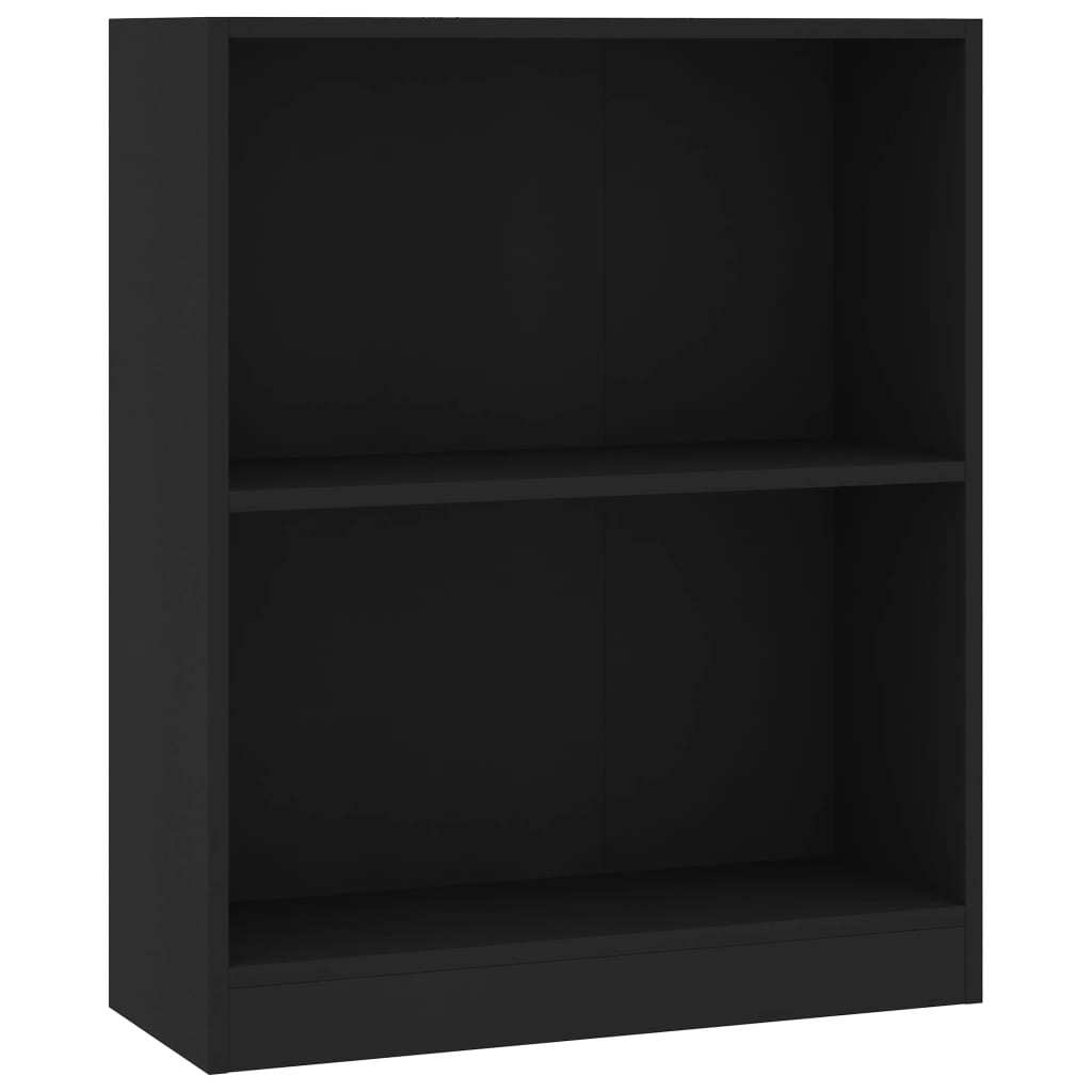 Bookshelf Black 60x24x74.5 cm Engineered Wood